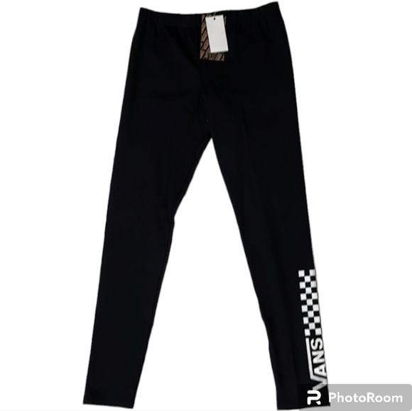 Vans leggings athletic Chalkboard Classic Girls sz Large - Picture 1 of 4